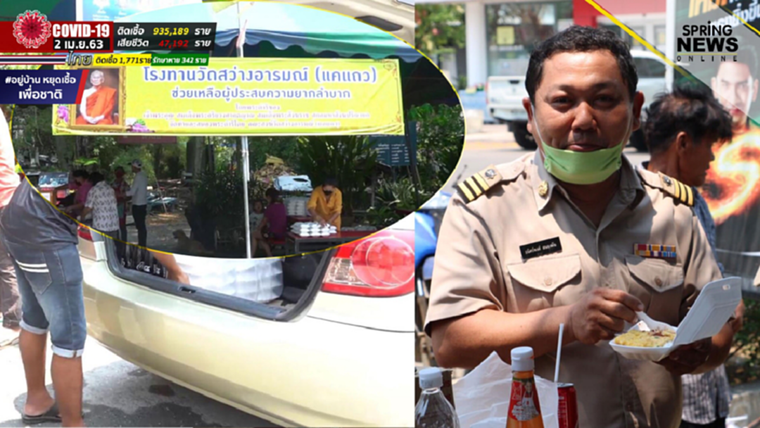 พระช่วยโยม! หลวงพ่อแป๊ะ จัดตั้งโรงทาน ส่งตรงให้เจ้าหน้าที่คัดกรองโควิด19 พระช่วยโยม! หลวงพ่อแป๊ะ จัดตั้งโรงทาน ส่งตรงให้เจ้าหน้าที่คัดกรองโควิด19