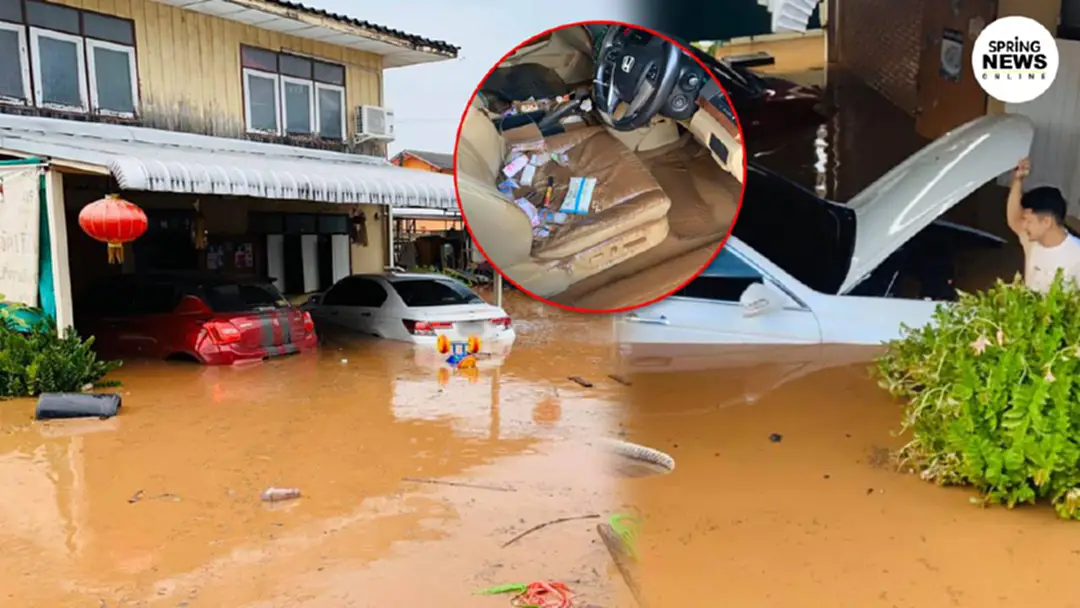 หนุ่มสุดทน โวยบริษัทใหญ่กั้นทางน้ำสร้างสะพานรถไฟรางคู่ทำน้ำท่วมรถพังหลายคัน หนุ่มสุดทน โวยบริษัทใหญ่กั้นทางน้ำสร้างสะพานรถไฟรางคู่ทำน้ำท่วมรถพังหลายคัน