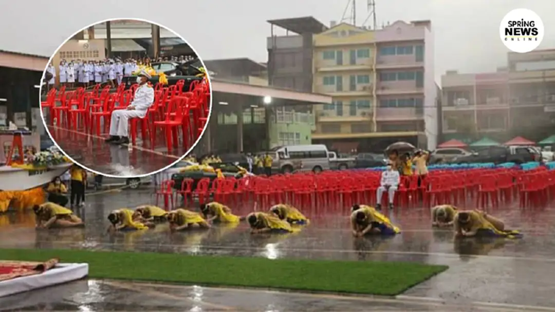 โซเชียลประทับใจ "นายอำเภอ" อยู่ทำหน้าที่ประธานจัดกิจกรรมเฉลิมพระเกียรติ ท่ามกลางสายฝน โซเชียลประทับใจ "นายอำเภอ" อยู่ทำหน้าที่ประธานจัดกิจกรรมเฉลิมพระเกียรติ ท่ามกลางสายฝน