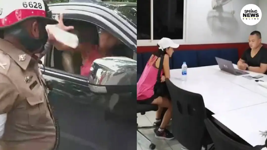 สาวขับเก๋งหัวร้อนคอตก! ถูกตำรวจลุมพินีแจ้ง 3 ข้อหา สาวขับเก๋งหัวร้อนคอตก! ถูกตำรวจลุมพินีแจ้ง 3 ข้อหา