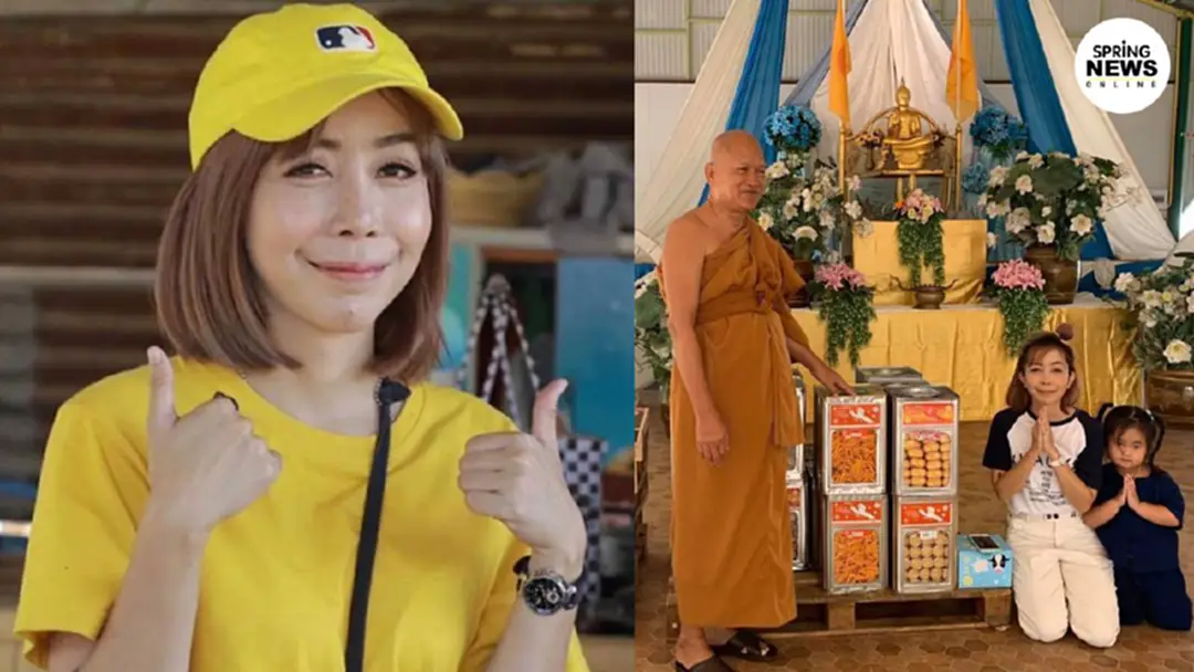 หนึ่ง บางปู ก่อนบ่ายฯ วอนช่วยวัดพระบาทน้ำพุขาดแคลนนมวัวขนมปังให้ผู้ป่วย HIV 