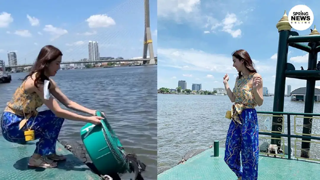 ไอซ์ อภิษฎา เจอชาวเน็ตติงหนัก หลังโพสต์คลิปทำบุญ ปล่อยปลาลงแม่น้ำ ไอซ์ อภิษฎา เจอชาวเน็ตติงหนัก หลังโพสต์คลิปทำบุญ ปล่อยปลาลงแม่น้ำ