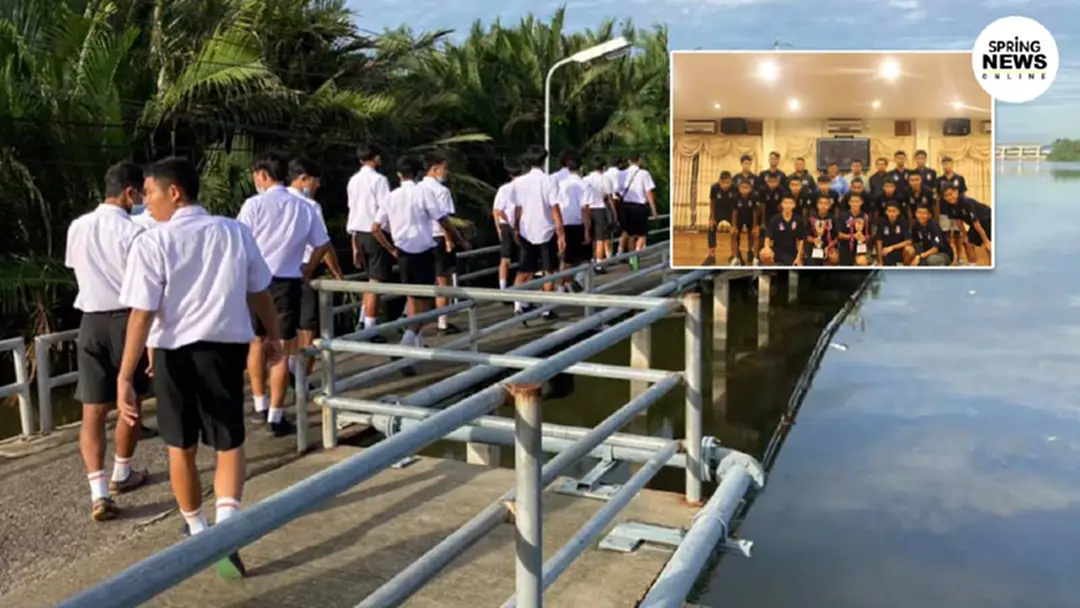 นักบอลโรงเรียน 200 ชีวิต เดินเท้าไปเรียนกว่า 10 กม. หลัง ผอ.สั่งยึดรถ นักบอลโรงเรียน 200 ชีวิต เดินเท้าไปเรียนกว่า 10 กม. หลัง ผอ.สั่งยึดรถ