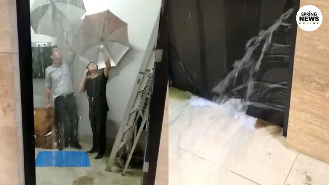 รัฐสภาไม่รอด เจอพิษฝนถล่มรัฐสภา น้ำทะลักท่วมอาคาร - ลิฟต์ฝั่งส.ว. รัฐสภาไม่รอด เจอพิษฝนถล่มรัฐสภา น้ำทะลักท่วมอาคาร - ลิฟต์ฝั่งส.ว.