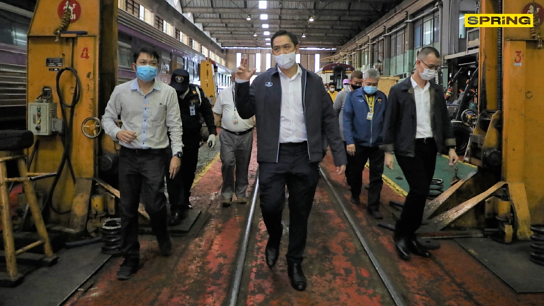 ผู้ว่ารถไฟฯลงพื้นที่หัวลำโพง ตรวจความพร้อมบริการ-สาธารณสุข รับปีใหม่ ผู้ว่ารถไฟฯลงพื้นที่หัวลำโพง ตรวจความพร้อมบริการ-สาธารณสุข รับปีใหม่