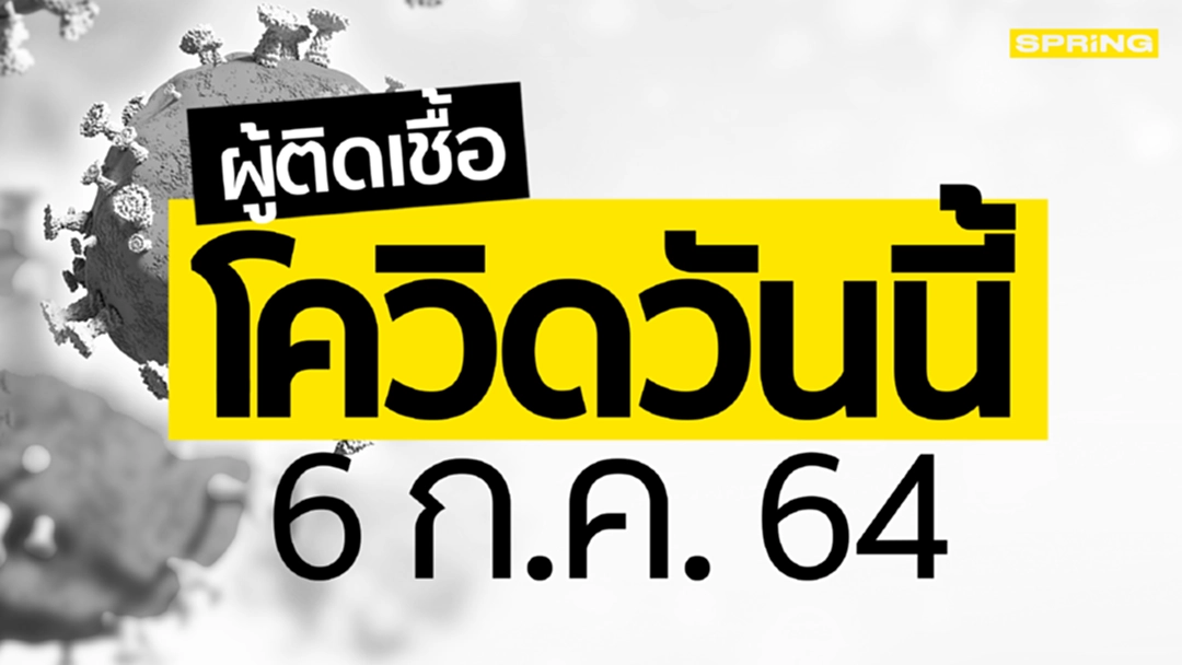 ยังหนัก! โควิด19 (วันนี้ 6 ก.ค. 64) เสียชีวิตพุ่ง 57 ราย ติดเชื้อเพิ่ม 5,420 ราย ยังหนัก! โควิด19 (วันนี้ 6 ก.ค. 64) เสียชีวิตพุ่ง 57 ราย ติดเชื้อเพิ่ม 5,420 ราย