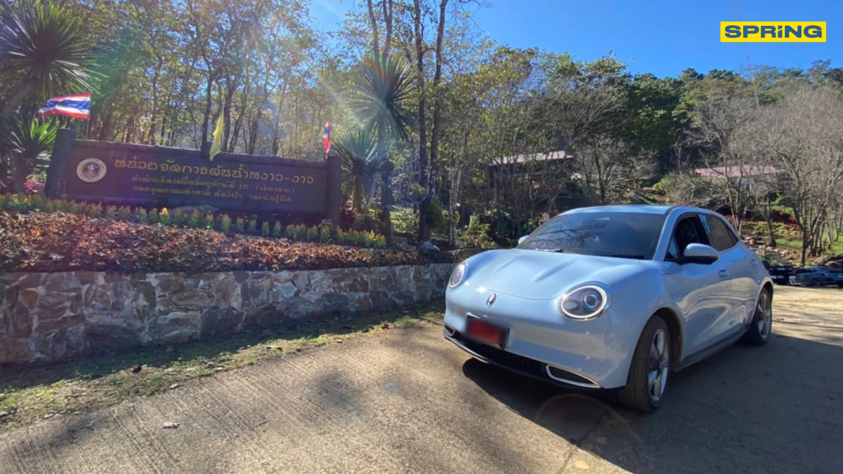 .ORA Good Cat เครื่องฮีทขณะขับขึ้นภู มอเตอร์ร้อนจัด แนะขับทางชันพักเป็นระยะ.