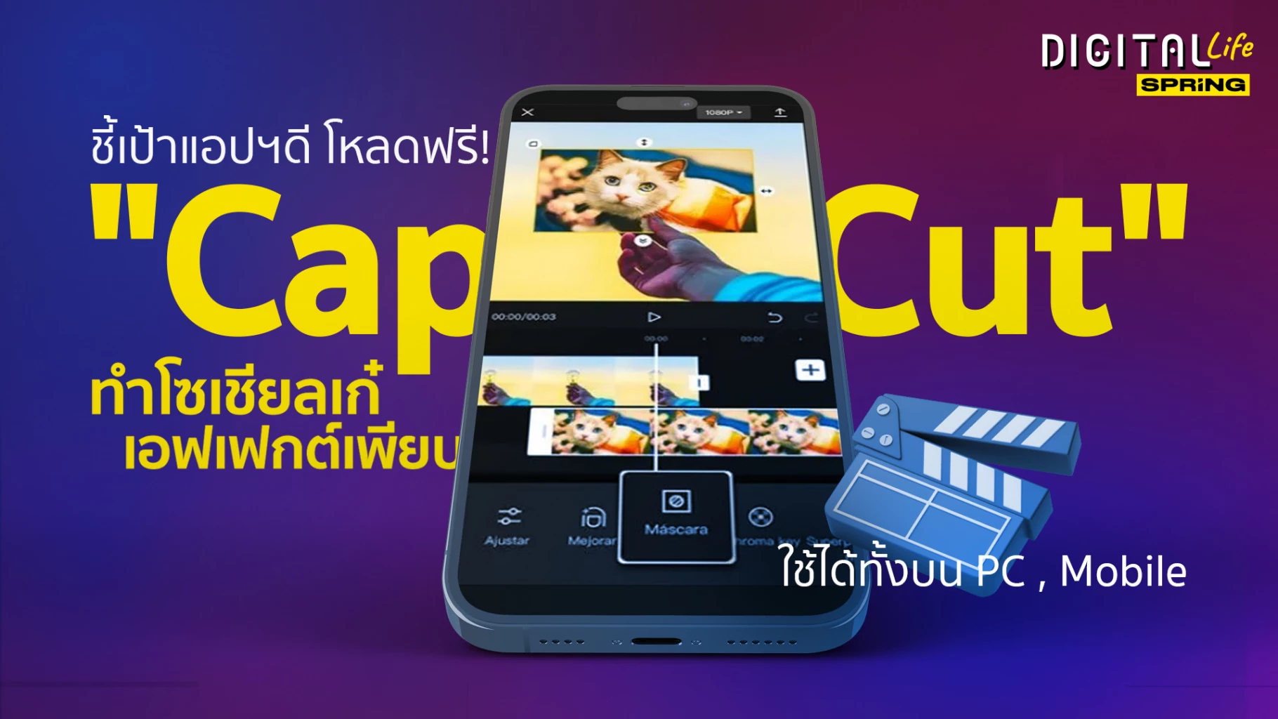 โปรแกรมตัดต่อวีดีโอ Capcut เวอร์ชั่น Pc ใช้ง่ายโหลดฟรี เทียบชั้นโปรแกรมดัง