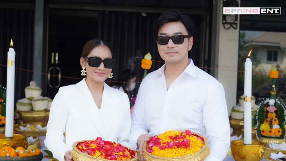 ครูก้อย-เจมส์ เรืองศักดิ์ บวงสรวงครบ 6 ปี โค้ชเตรียมตั้งครรภ์ให้ผู้มีลูกยาก