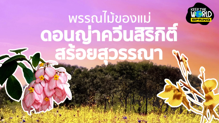 2 พรรณไม้ของแม่ ดอนญ่าควีนสิริกิติ์ สร้อยสุวรรณา รับวันแม่แห่งชาติ 2567