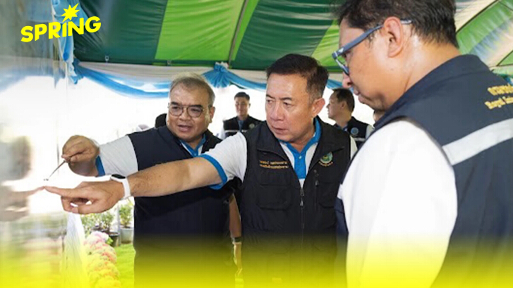 รมว.เกษตรฯ ลงพื้นที่ท่าตะโก ขับเคลื่อน 'แก้มลิง' แก้น้ำท่วม-แล้ง