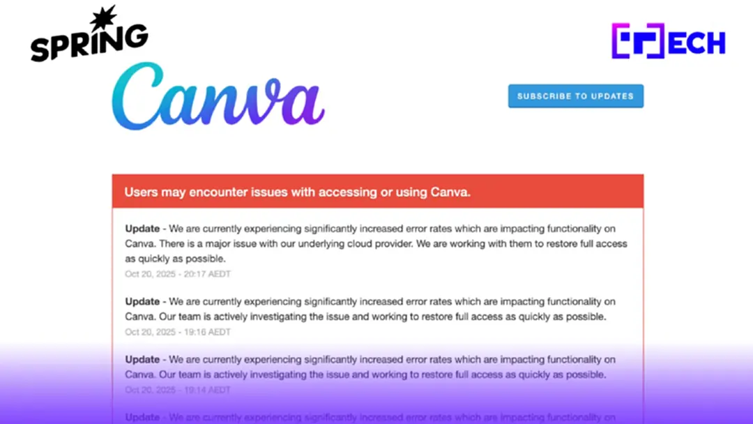 แอปฯดัง ล่มทั่วโลก Canva, Zoom, Slack, Roblox คนทำงาน-เกมเมอร์วุ่น
