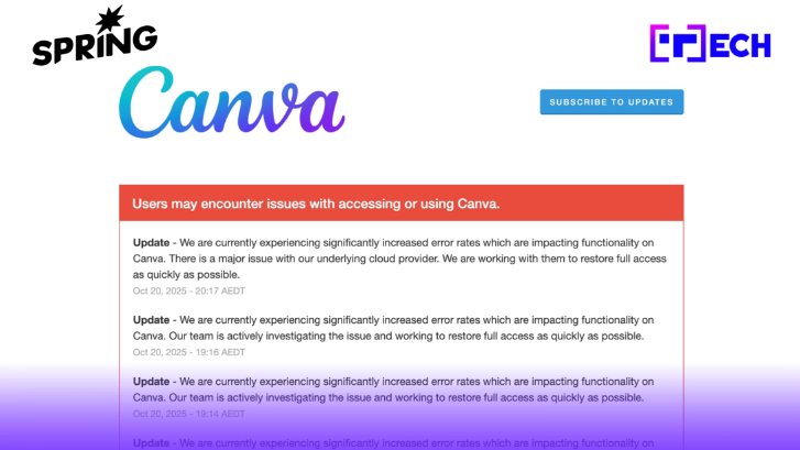 แอปฯดัง ล่มทั่วโลก Canva, Zoom, Slack, Roblox คนทำงาน-เกมเมอร์วุ่น