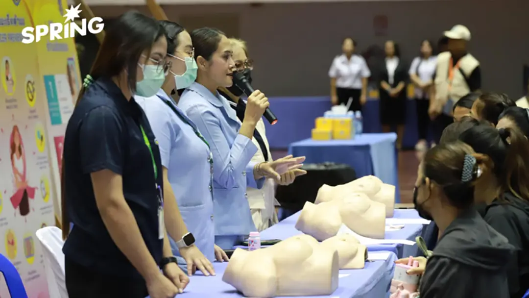 กทท. เปิดคัดกรองมะเร็งเต้านม-มะเร็งนรีเวชฟรีที่คลองเตย กทท. เปิดคัดกรองมะเร็งเต้านม-มะเร็งนรีเวชฟรีที่คลองเตย