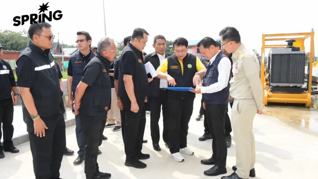 รมช. “นเรศ” ลงพื้นที่ติดตามน้ำท่วมเจ้าพระยา หลังพายุ “คัลแมกี” เล่นงาน!