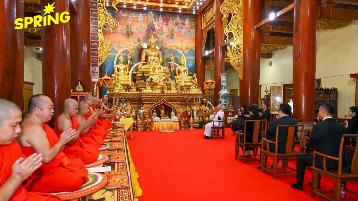 "กต.เชิญผ้าพระกฐินพระราชทาน  สานสัมพันธ์ไทย–จีน 50 ปี"