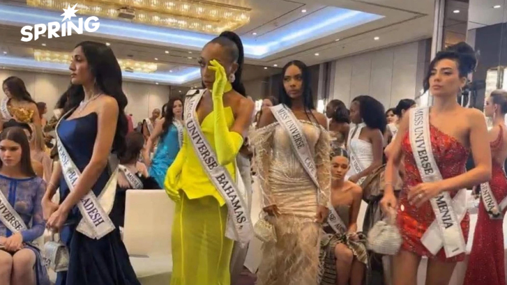 ผู้เข้าประกวด Miss Universe 2025 วอร์คเอาท์ ปมอ้างถูก 'ณวัฒน์' พูดว่า 'โง่'