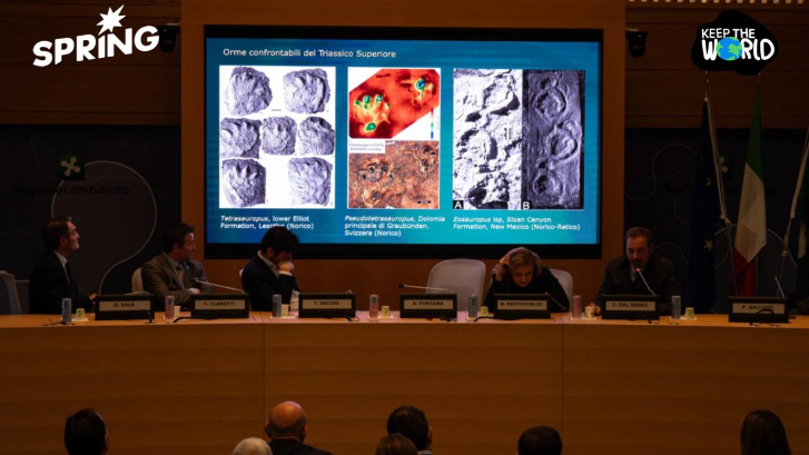 พบ 'รอยเท้าไดโนเสาร์' นับพันที่อิตาลี ใกล้สถานที่จัดโอลิมปิกฤดูหนาว