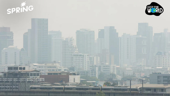 ค่าฝุ่น PM2.5 กทม.วันนี้ ระดับสีส้ม เกินมาตรฐาน 58 พื้นที่ เริ่มกระทบสุขภาพ