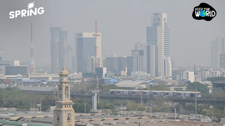 ค่าฝุ่น PM2.5 กทม.วันนี้ เกินมาตรฐานระดับสีส้มทุกพื้นที่ เริ่มกระทบสุขภาพ