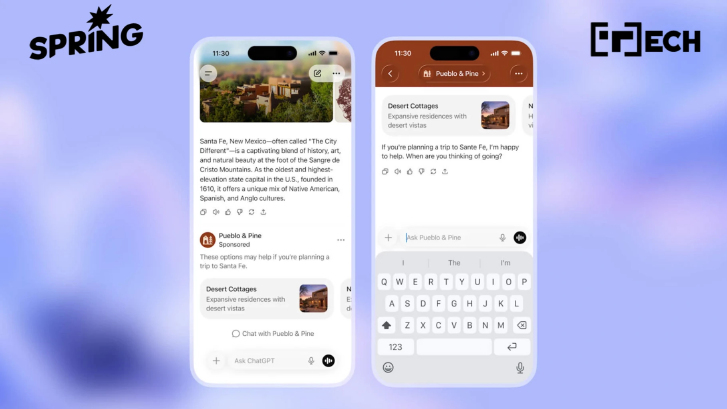 OpenAI เริ่มทดสอบโฆษณาบน ChatGPT ทั่วโลก ใช้กับสหรัฐฯเจ้าแรก