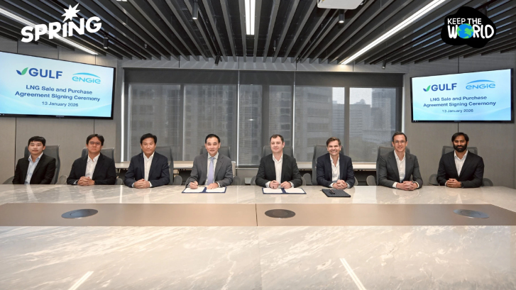 GULF จับมือ ENGIE ฝรั่งเศส ลงนามสัญญาซื้อขาย LNG ระยะยาว15 ปี