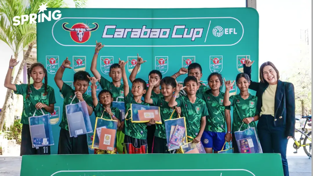 คาราบาวเดินหน้าโครงการ 'สนามแห่งโอกาส' ปั้นฟุตบอลเยาวชนบางปะกง