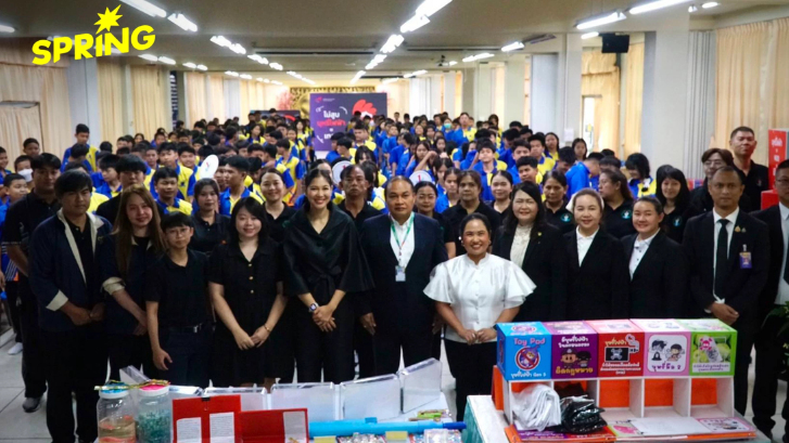 เลขาฯ รมต.สันติ รณรงค์ต่อต้านบุหรี่ไฟฟ้า สร้างภูมิคุ้มกันในรั้วโรงเรียน