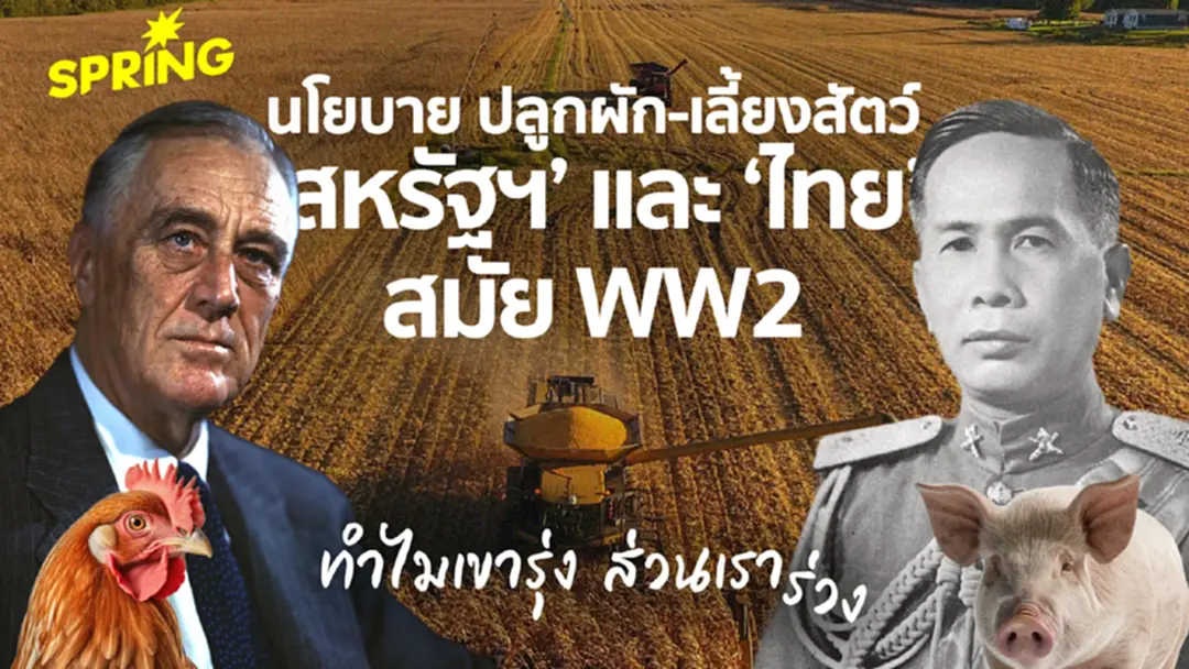 ถอดบทเรียน ปลูกผักฝ่าวิกฤตสงครามโลก ทำไมสหรัฐฯ รุ่ง แต่ไทยร่วง