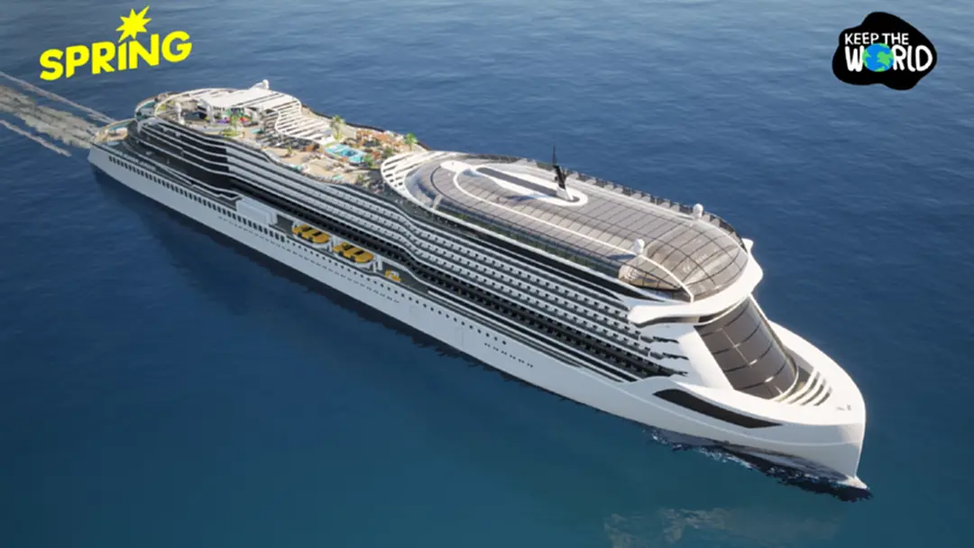 เรือสำราญพลังงานไฟฟ้า 100% ลำแรกของโลก ปล่อยมลพิษเป็นศูนย์