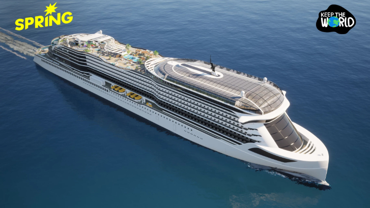 เรือสำราญพลังงานไฟฟ้า 100% ลำแรกของโลก ปล่อยมลพิษเป็นศูนย์