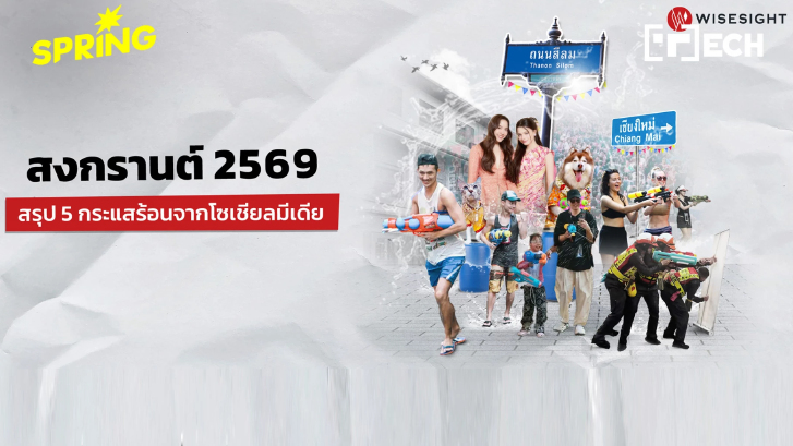 สรุป 5 เทรนด์สงกรานต์ 2569 โซเชียลมีเดียเดือด 424 ล้านเอนเกจเมนต์