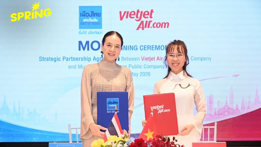 เมืองไทยประกันภัย ผนึก Vietjet Group ยกระดับธุรกิจ เชื่อมโยงกีฬาไทยเวียดนาม