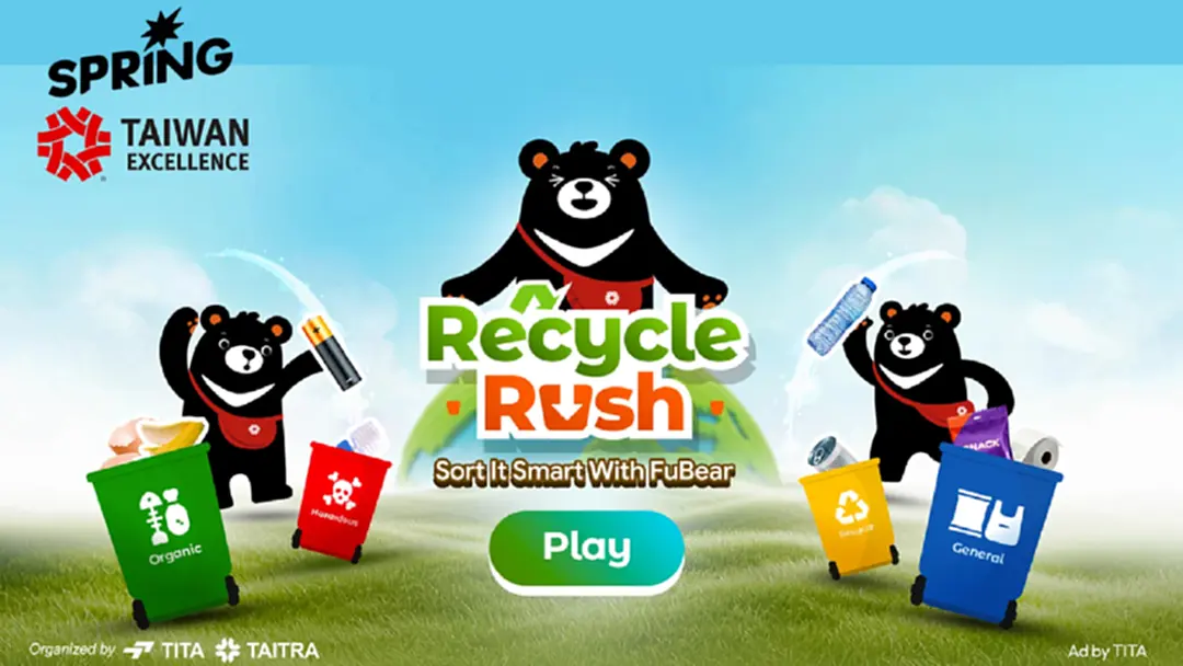 Taiwan Excellence ส่งเสริมการแยกขยะอย่างยั่งยืน ผ่านแคมเปญ 'Recycle Rush – Sort It Smart With FuBear' Taiwan Excellence ส่งเสริมการแยกขยะอย่างยั่งยืน ผ่านแคมเปญ 'Recycle Rush – Sort It Smart With FuBear'
