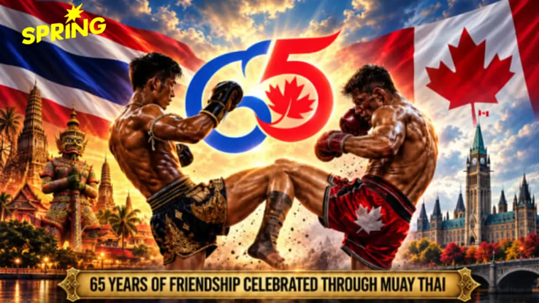 ไทย - แคนาดา จัดดวลมวยไทยกระชับมิตร ฉลอง 65 ปี สัมพันธ์ทางการทูต ชมสดทั่วโลก ไทย - แคนาดา จัดดวลมวยไทยกระชับมิตร ฉลอง 65 ปี สัมพันธ์ทางการทูต ชมสดทั่วโลก