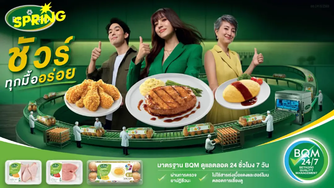 Betagro ทุ่มงบ 50 ล้าน สร้างแคมเปญ 'เบทาโกร ชัวร์ทุกมื้ออร่อย' ปลุกกระแสสื่อดิจิทัล