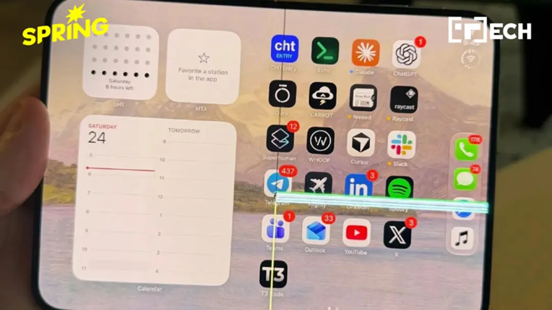 Apple ยอมรับ iPhone Duo พบปัญหาจอร้าว มีเส้น มีเสียงขณะกางเครื่อง Apple ยอมรับ iPhone Duo พบปัญหาจอร้าว มีเส้น มีเสียงขณะกางเครื่อง